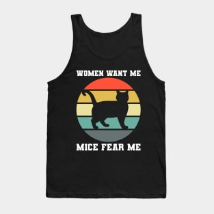 Women Want Me Mice Fear Me 2 Tank Top